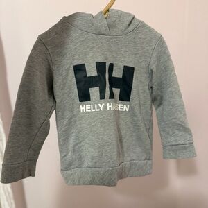 Helly Hansen Kids Hoodie – Size 92/2 – Grey Logo Sweatshirt